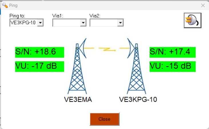 Ping Test from Buckhorn